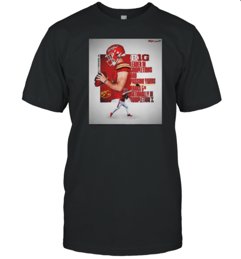 Poster Billy Edwards Jr. Maryland Terrapins Big Leader In Completion And Passing Yards Rank 5Th Nationally In Completion T- Classic Men's T-shirt