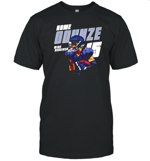 Rome Odunze 15 Chicago Diamond Football Design T-Shirt