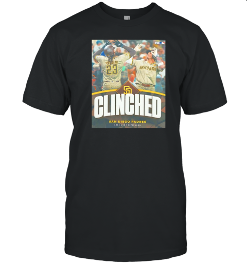 San Diego Padres 2024 MLB Postseason Clinched T-Shirt