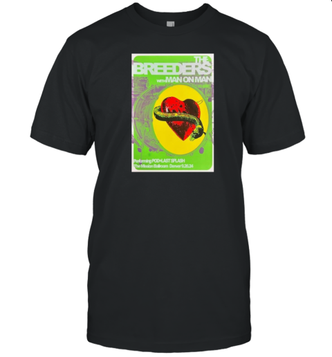 The Breeders In Denver, CO On September 26 2024 Poster T- Classic Men's T-shirt