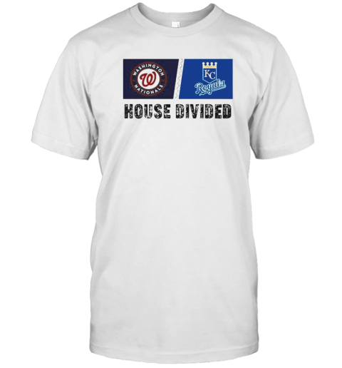 Washington Nationals Vs Kansas City Royals House Divided 2024 T-Shirt