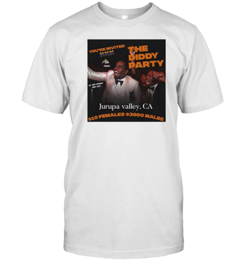 Youre Invited The Diddy Party Funny Diddy Meme Picture T-Shirt