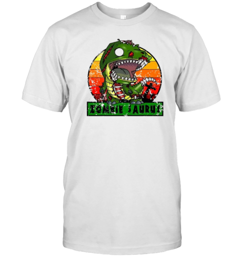 Zombie Saurus Zombiesaurus Dinosaur Halloween Costume T-Shirt