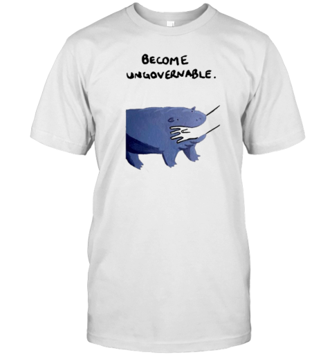 Badly Drawn Bears Become Ungovernable Moo Deng T-Shirt