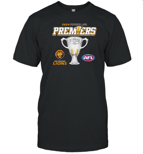 Brisbane Lions Football League 2024 Toyota AFL Premiers 2024 T-Shirt