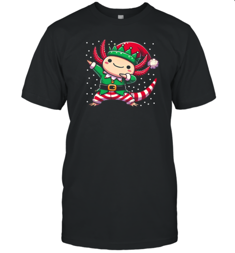 Christmas Axolotl Elf Funny Axolotl Lover T- Classic Men's T-shirt