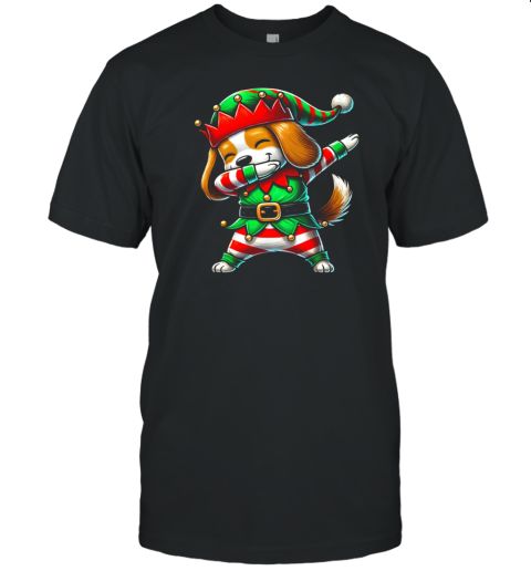 Christmas Beagle Elf Funny Beagle Lover T- Classic Men's T-shirt