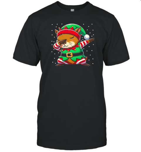 Christmas Capybara Elf Funny Capybara Lover T- Classic Men's T-shirt