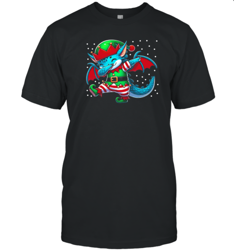 Christmas Dragon Elf Funny Dragon Lover T-Shirt