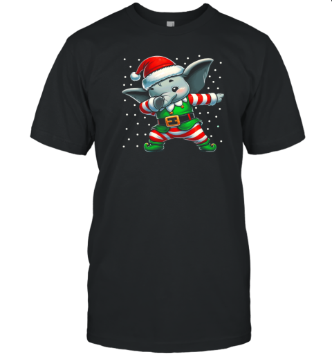 Christmas Elephant Elf Funny Elephant Lover T-Shirt