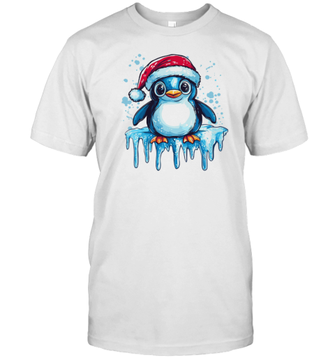 Christmas Penguin T- Classic Men's T-shirt