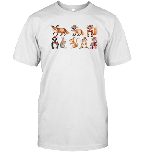 Christmas Wildlife T- Classic Men's T-shirt