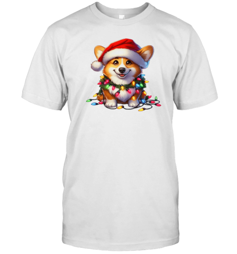 Corgi Dog Christmas T- Classic Men's T-shirt