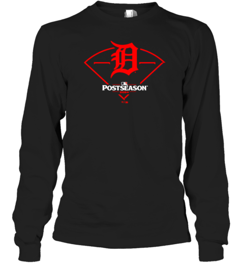 Detroit Tigers 2024 MLB Postseason Around The Horn T- Long Sleeved T-shirt 