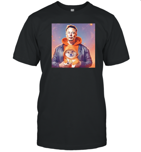 Elon Musk $Dog Much Better Wow Bitcoin T- Classic Men's T-shirt