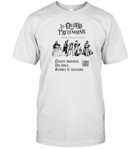 Les Quatre Pretendants Sophie Jupillat Posey Quatre Hommer Un Choix T- Classic Men's T-shirt