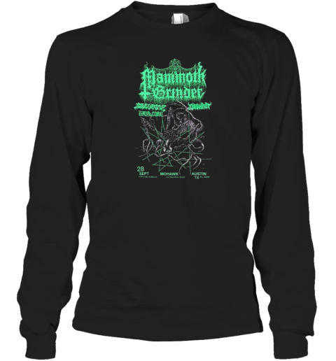 Mammoth Grinder Mohawk Outdoors In Austin TX September 28 2024 Tour Poster T- Long Sleeved T-shirt 