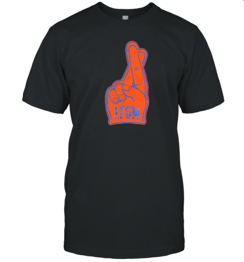 New York Mets LFGM Crossed Fingers T-Shirt