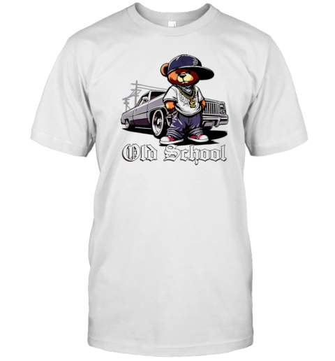 Old School Hip Hop Teddy Bear Lowrider Chicano Culture Cute T-Shirt