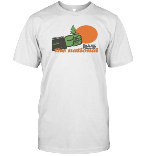 The National September 28, 2024 In Greenwood Village, CO Tour Poster T-Shirt