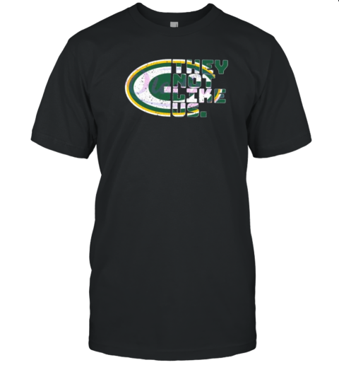 They Not Like Us Green Bay Packers Football Logo Mascot T- Classic Men's T-shirt