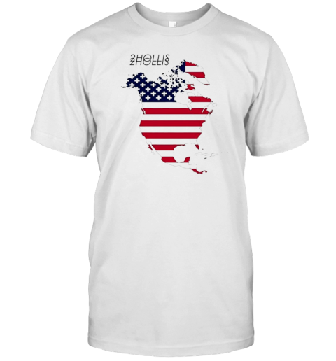 2Hollis 2024 North American Tour 2024 US Flag T-Shirt