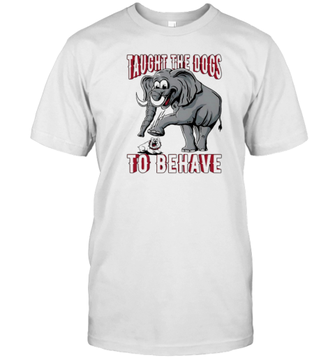 Alabama Crimson Tide Taught The Dogs To Behave T- Classic Men's T-shirt