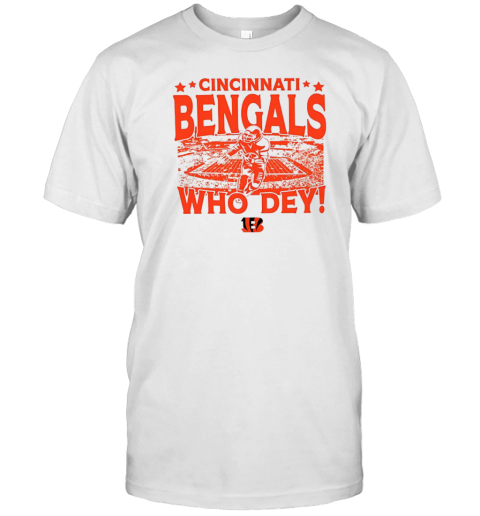 Cincinnati Bengals Who Dey Logo T-Shirt