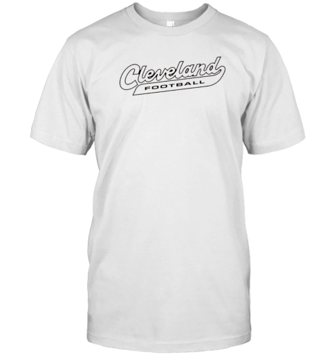 Cleveland Football Script Unisex T-Shirt