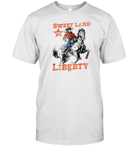 Cowboy Sweet Land Of Liberty T-Shirt