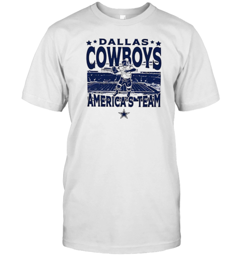 Dallas Cowboys America'S Team Logo T- Classic Men's T-shirt