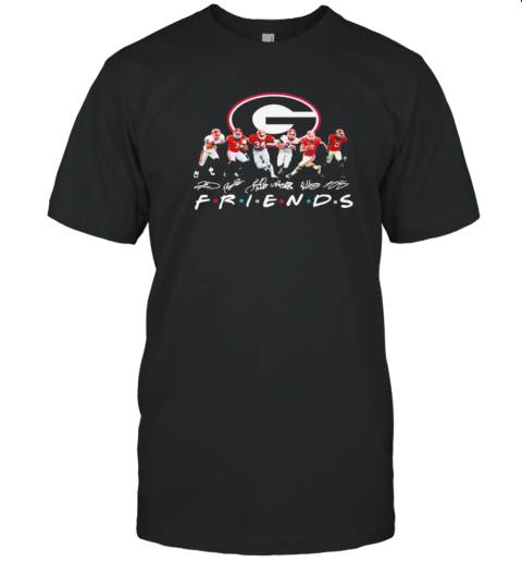 Georgia Bulldogs Friends Of The Dawgs 2024 Signature T-Shirt