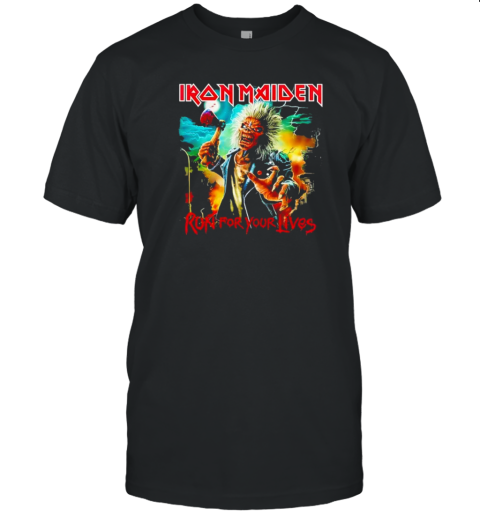 Iron Maiden Run For Your Lives Og T- Classic Men's T-shirt