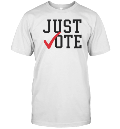 Just Vote Text T- Classic Men's T-shirt