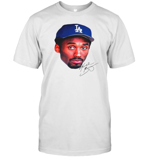 Kobe Bryant Los Angeles Dodgers Signature T-Shirt