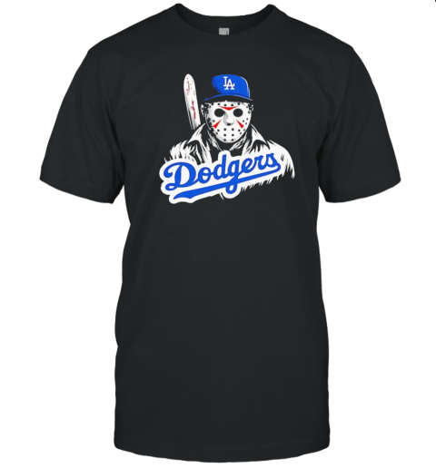 LA Los Angeles Dodger Baseball Jason Halloween T- Classic Men's T-shirt