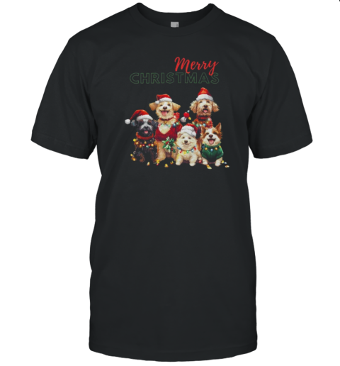 Merry Christmas From Dogs T- Classic Men's T-shirt