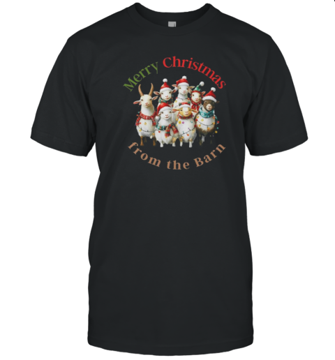 Merry Christmas From The Barn T- Classic Men's T-shirt