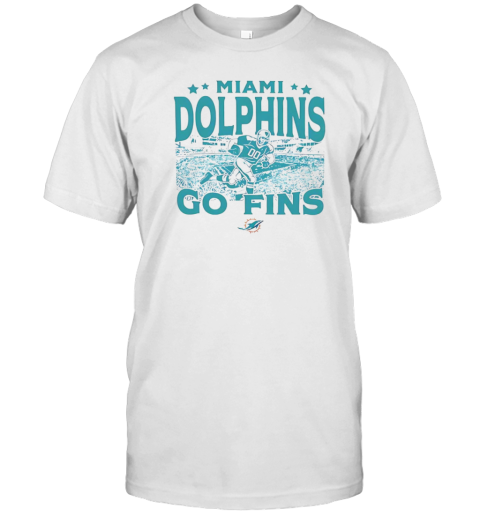 Miami Dolphins Go Fins Logo T-Shirt