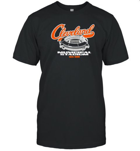 Municipal Stadium Brown Orange Unisex T-Shirt