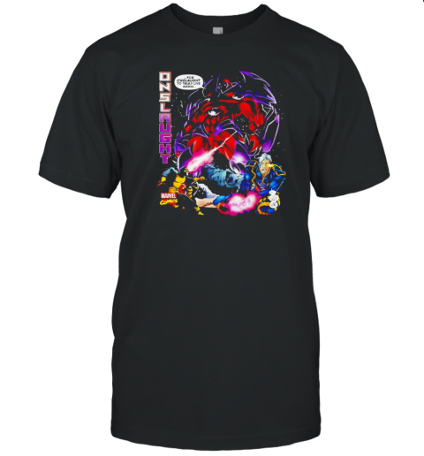 Onslaught Marvel Comic Graphic Poster T-Shirt