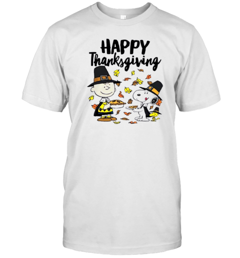 Peanuts Happy Thanksgiving T- Classic Men's T-shirt