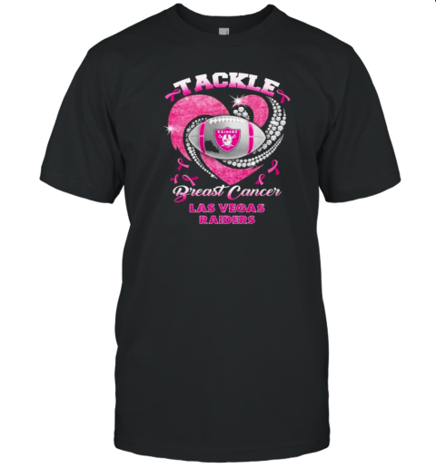 Tackle Breast Cancer Las Vegas Raiders T- Classic Men's T-shirt