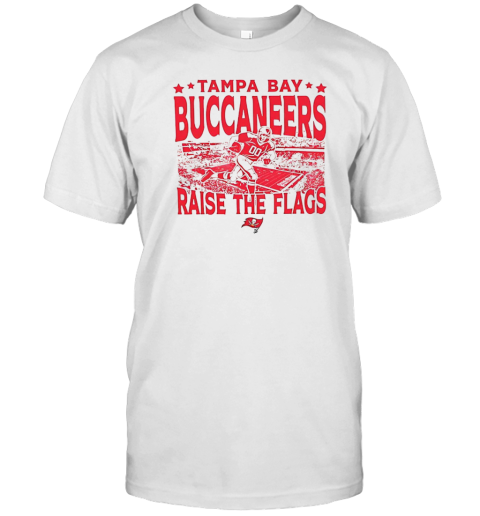 Tampa Bay Buccaneers Raise The Flags Logo T-Shirt