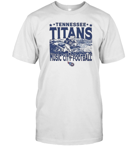 Tennessee Titans Music City Football Logo T-Shirt