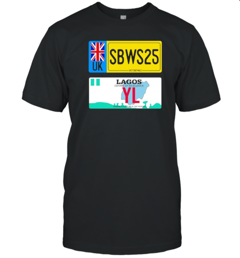 Uk Sbws25 Lagos Center Of Excellence Federal Republic Of Nigeria UK Flag T- Classic Men's T-shirt