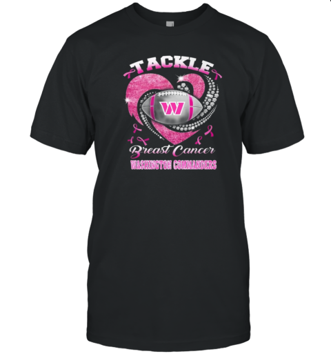 Washington Commanders Tackle Breast Cancer T-Shirt