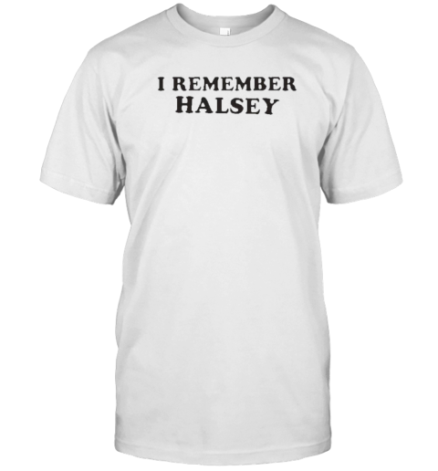 2024 I Remember Halsey Pink T-Shirt