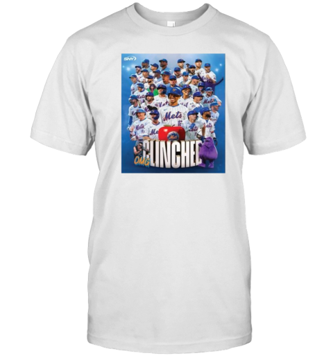 2024 New York Mets Clinched T-Shirt