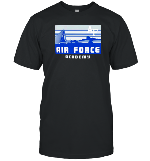 Air Force Falcons Campus Skyline Retro T-Shirt